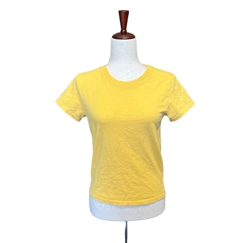 Urban Outfitters Heavyweight Cotton Tshirt. Banana Yellow Size S - P #1126